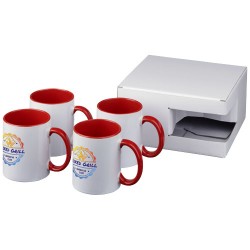 Set regalo di quattro tazze con stampa a sublimazione Ceramic Dogubayazit