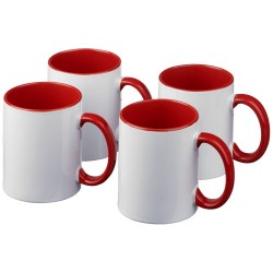 Set regalo di quattro tazze con stampa a sublimazione Ceramic Dogubayazit