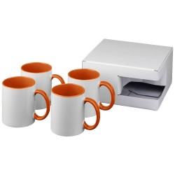 Set regalo di quattro tazze con stampa a sublimazione Ceramic Dogubayazit