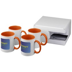 Set regalo di quattro tazze con stampa a sublimazione Ceramic Dogubayazit