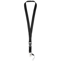 Lanyard porta cellulare Sagan con fibbia rimovibile adio