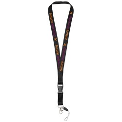 Lanyard porta cellulare Sagan con fibbia rimovibile adio