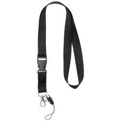 Lanyard porta cellulare Sagan con fibbia rimovibile adio