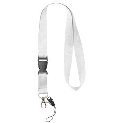 Lanyard porta cellulare Sagan con fibbia rimovibile adio