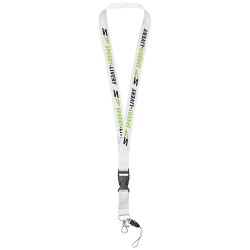 Lanyard porta cellulare Sagan con fibbia rimovibile adio