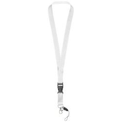 Lanyard porta cellulare Sagan con fibbia rimovibile adio