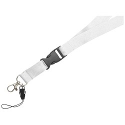 Lanyard porta cellulare Sagan con fibbia rimovibile adio