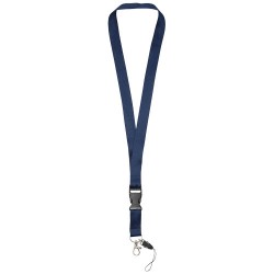 Lanyard porta cellulare Sagan con fibbia rimovibile adio