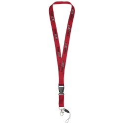 Lanyard porta cellulare Sagan con fibbia rimovibile adio