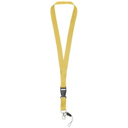 Lanyard porta cellulare Sagan con fibbia rimovibile adio