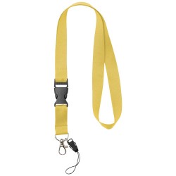 Lanyard porta cellulare Sagan con fibbia rimovibile adio