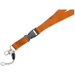 Lanyard porta cellulare Sagan con fibbia rimovibile adio