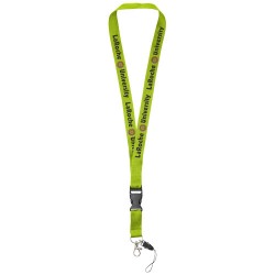 Lanyard porta cellulare Sagan con fibbia rimovibile adio