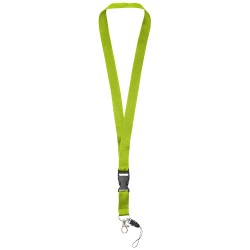 Lanyard porta cellulare Sagan con fibbia rimovibile adio