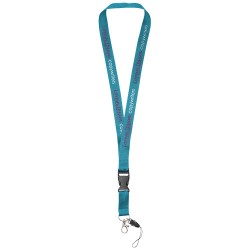 Lanyard porta cellulare Sagan con fibbia rimovibile adio