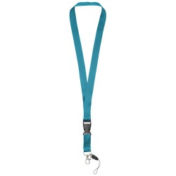 Lanyard porta cellulare Sagan con fibbia rimovibile adio