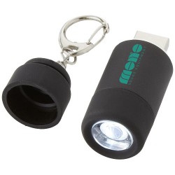 Portachiavi con torcia USB a LED ricaricabile Avior adorna