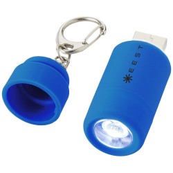 Portachiavi con torcia USB a LED ricaricabile Avior adorna