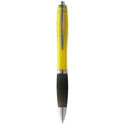 Penna a sfera con fusto colorato e impugnatura nera Nash agrippina