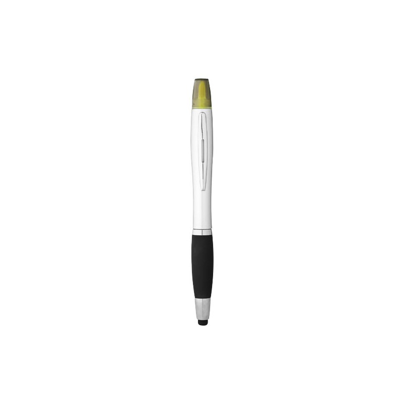 Penna a sfera con stylus ed evidenziatore Nash Akkelien