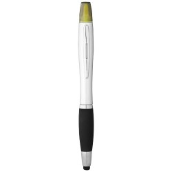 Penna a sfera con stylus ed evidenziatore Nash Akkelien