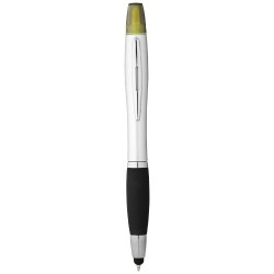 Penna a sfera con stylus ed evidenziatore Nash Akkelien