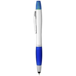 Penna a sfera con stylus ed evidenziatore Nash Akkelien