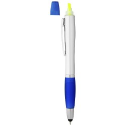 Penna a sfera con stylus ed evidenziatore Nash Akkelien