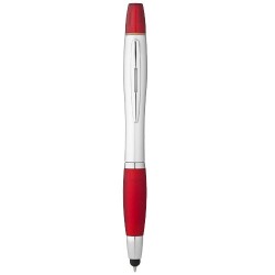 Penna a sfera con stylus ed evidenziatore Nash Akkelien