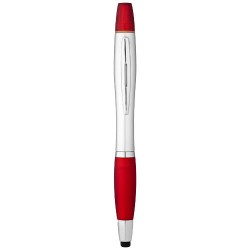 Penna a sfera con stylus ed evidenziatore Nash Akkelien