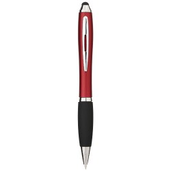 Penna a sfera colorata con stylus e impugnatura nera Nash Al Qunfudhah