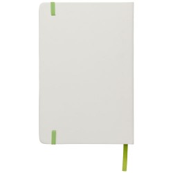 Blocco note bianco formato A5 con elastico colorato Spectrum alderano