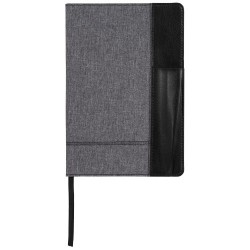 Blocco note formato A5 con costa in eco pelle Heathered alduino