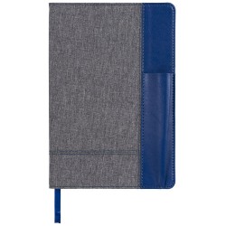 Blocco note formato A5 con costa in eco pelle Heathered alduino