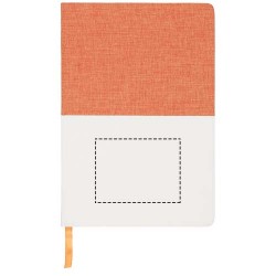 Blocco note formato A5 in tela Two-tone alearda