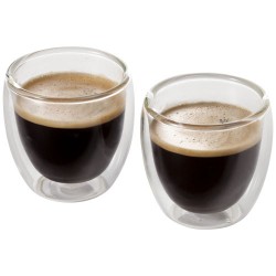 Set da 2 tazze in vetro per espresso Boda aloisa