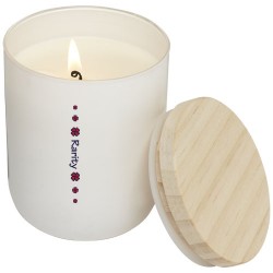 Candela con coperchio in legno Lani Alysha