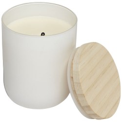 Candela con coperchio in legno Lani Alysha