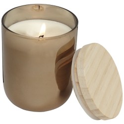 Candela con coperchio in legno Lani Alysha