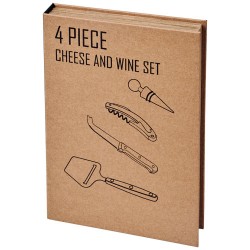 Set da regalo Reze per vino e formaggio da 4 pezzi Drengur