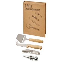 Set da regalo Reze per vino e formaggio da 4 pezzi Drengur