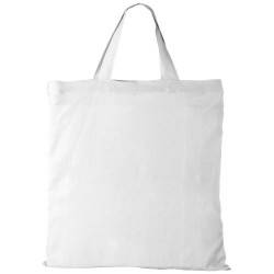 Shopper in cotone 100 g/m² con manici corti Virginia Andimeshk