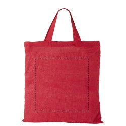 Shopper in cotone 100 g/m² con manici corti Virginia Andimeshk