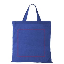 Shopper in cotone 100 g/m² con manici corti Virginia Andimeshk