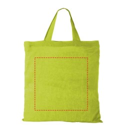 Shopper in cotone 100 g/m² con manici corti Virginia Andimeshk