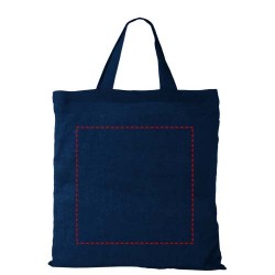 Shopper in cotone 100 g/m² con manici corti Virginia Andimeshk