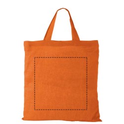 Shopper in cotone 100 g/m² con manici corti Virginia Andimeshk