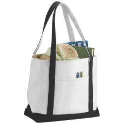 Shopper in cotone pesante stile marinaresco Premium andino