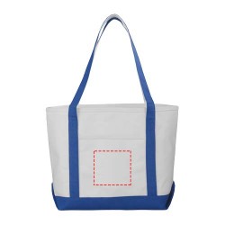 Shopper in cotone pesante stile marinaresco Premium andino