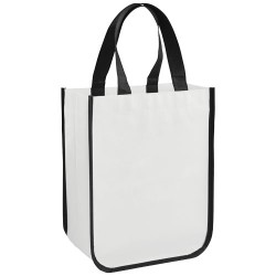 Shopper in tessuto laminato piccolo Annaba